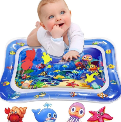 tapete juego sensorial de agua para bebe